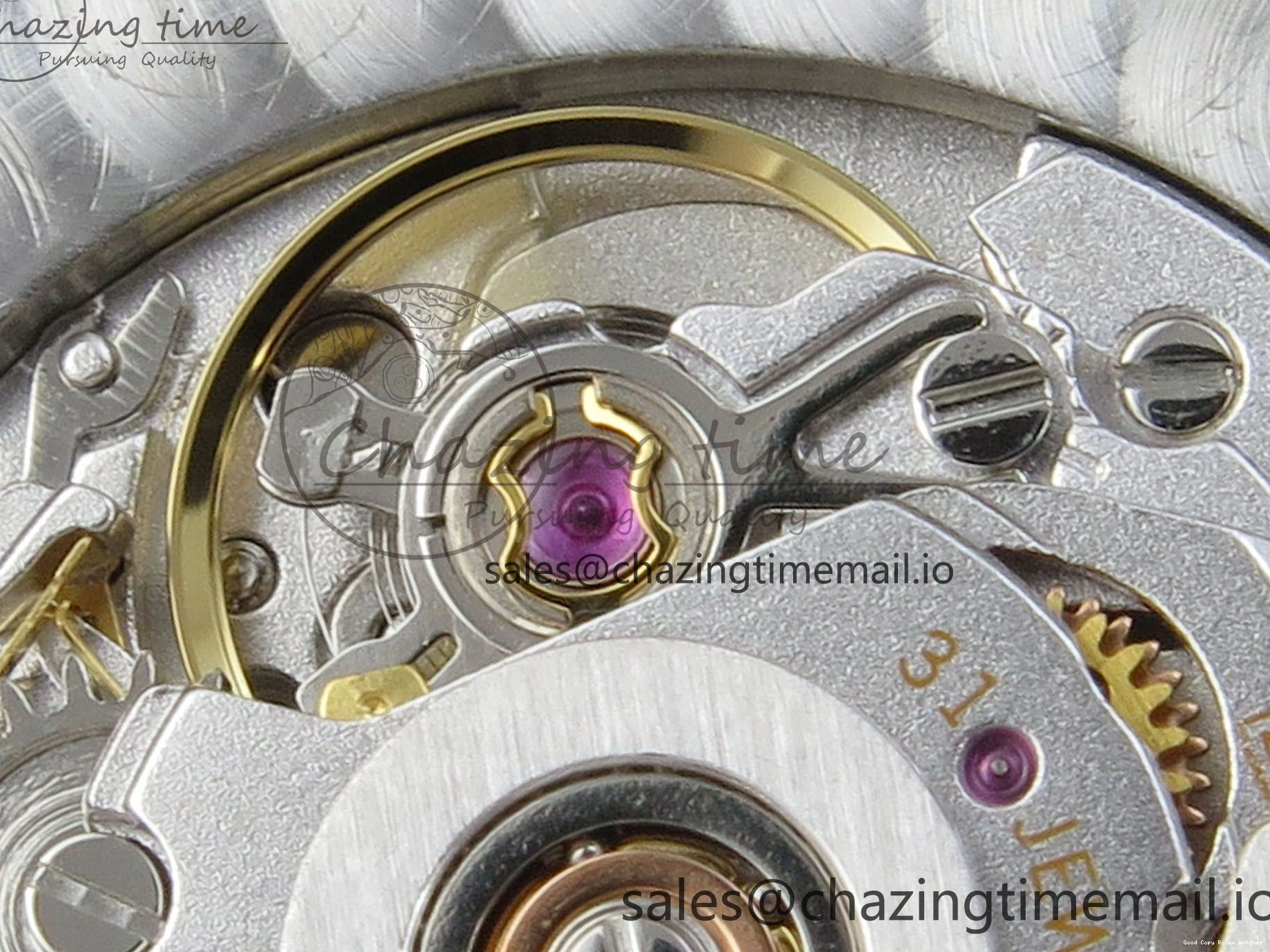 Good Copy Rolex Watches YG Diamonds Steel Bracelet 31 Jubilee THBF YG DateJust 1:1 Dial Edition Bezel SS 278383RBR 904L HZ Vibrant on Best 46 Diamonds Cal. 1220